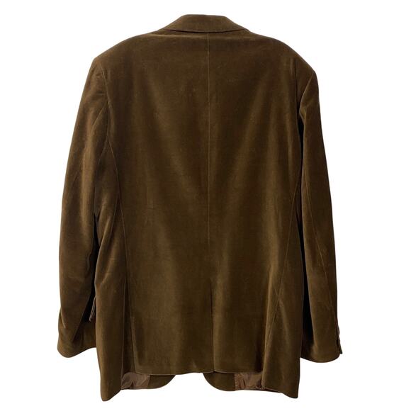 DRAGONFLY Velvet Blazer 2-Button Sport Coat Brown Punk Goth Jacket Jimi Rockstar - Picture 13 of 13